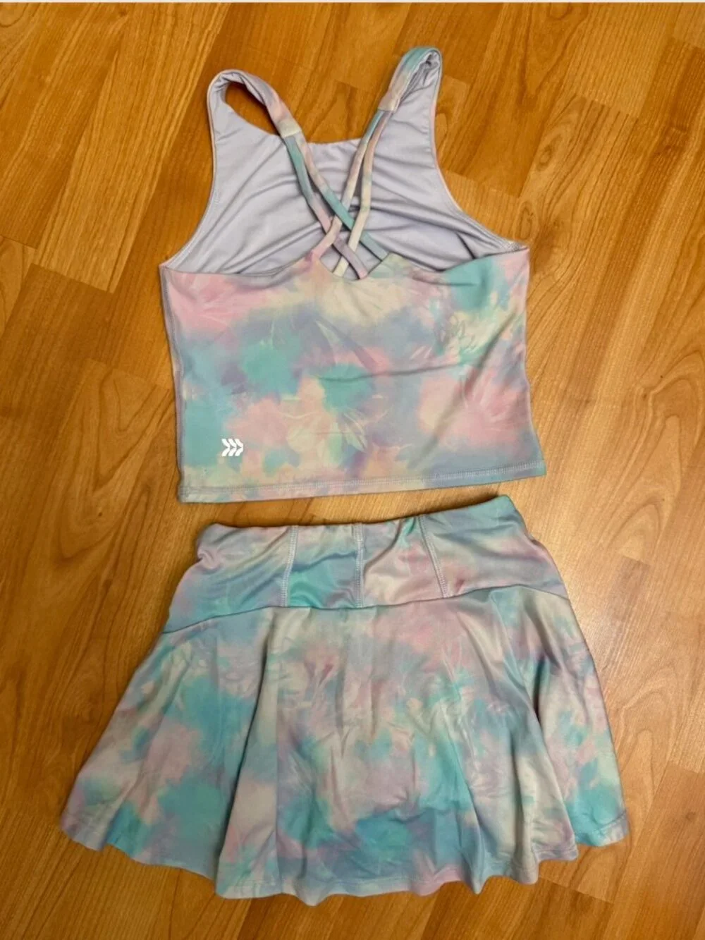 Old Navy pastel tie-dyed 2-piece: Small - 6/7